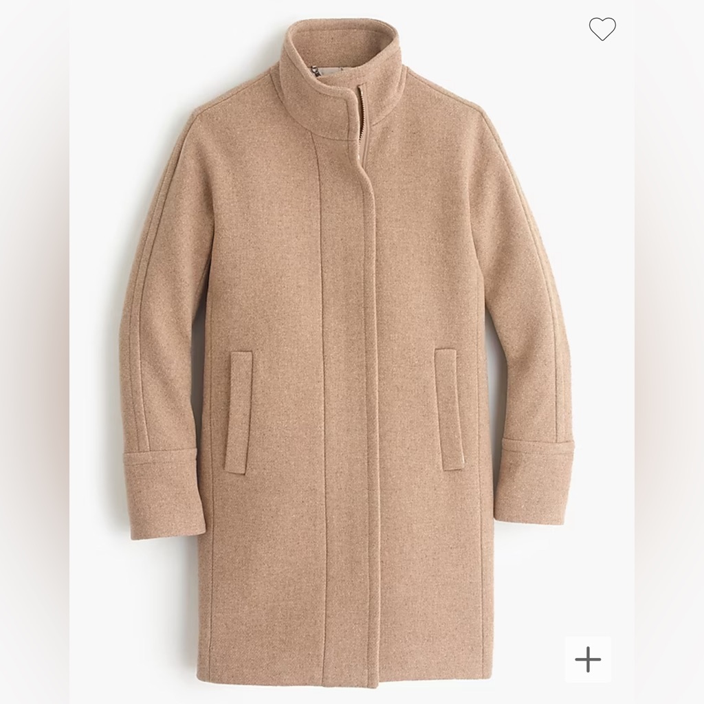 J. Crew Women’s Stadium-Cloth Cocoon Coat